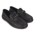 Men's Textured Leather Loafers with Cushioned EVA Comfort Sole