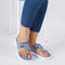 Women's Textured Thong Comfort Sandals