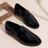 Men's Patent Textured Penny Loafer