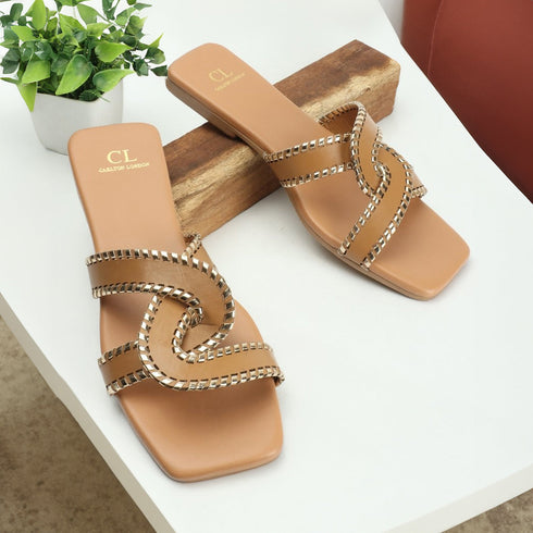Women's Criss-Cross Strap Flat Sandals