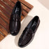 Men's Patent Textured Penny Loafer