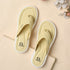 Women's Solid Color Comfort Thong Flip-Flops