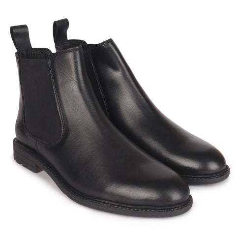 Men's Premium Leather Slip-On Chelsea Boots
