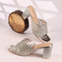 Women Embellished Block Heel Sandals