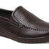 Men's Perforated Slip-On Loafer with Leather Moccasin Stitching