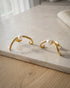 18kt Gold Plated Contemporary Pearl Ear Cuff Earring