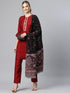 Women's Aari Embroidery Pure Wool Shawl