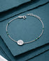 925 Sterling Silver Rhodium Plated Tree Of Life Enamel Charm Bracelet