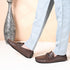 Men's Textured Driving Loafers with Bit Detail