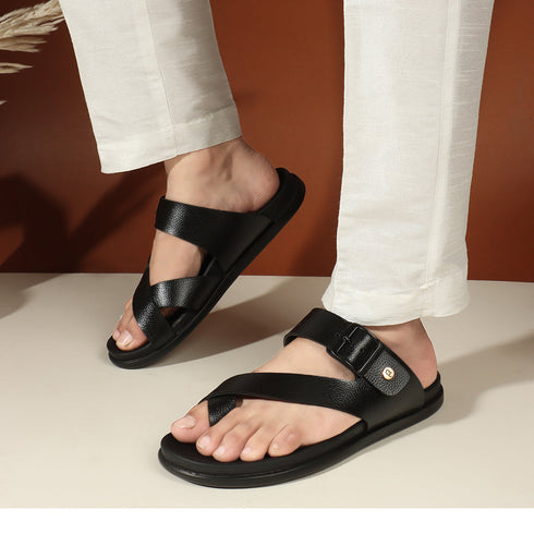 Men's Adjustable Toe-Loop & Strap Sandals