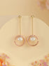 Anti-Tarnish Gold & Rose Gold Plated Chain Dangling Minimalist Earrings