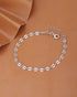 925 Sterling Silver Rhodium Plated Wraparound Bracelet