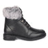 Women's Cozy Hiker Style Ankle Boot with Faux Fur Collar
