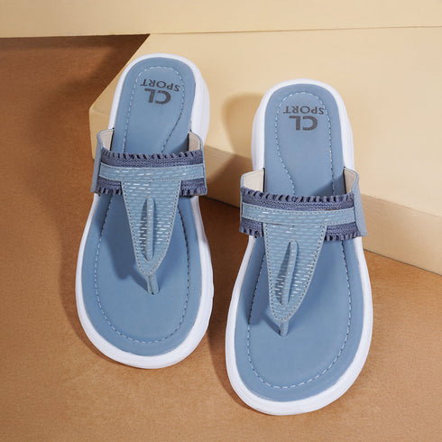 Women's Textured Thong Comfort Sandals