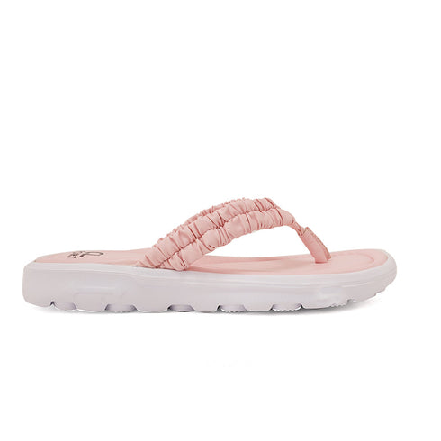 Women's Ruched Strap Thong Comfort Flip-Flops