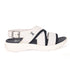 Women's Knitted Cross-Strap Sport Sandal with Buckle