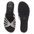 Women's Sparkling Interwoven Strap Sandals
