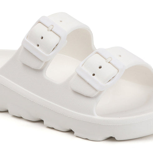 Men's Comfort Dual Buckle Strap Slide Sandals