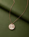 18kt Rose Gold Plated MOP Tree of Life Pendant and Chain