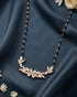 18kt Gold Plated CZ Studded Floral Mangalsutra