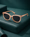 Women Beige Toned Grey UV Protected Lens Cat Eye Sunglasses