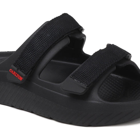 Men's Adjustable Dual Strap Comfort Slide Sandals