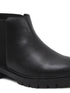 Women's Slip-On Chelsea Ankle Boot - Chunky Lug Sole Modern Boots