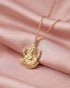 18Kt Gold Plated Ganesha Pendant and Chain for Unisex