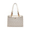 Carlton London Daphne Cream Printed Tote Bag CLLP 1063 CREAM