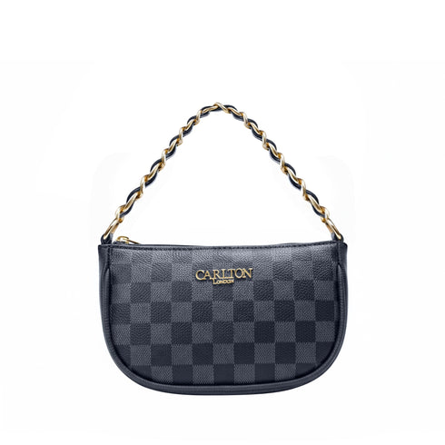 Carlton London Raffaella Grey Textured Sling Bag CLLP 1071 GREY