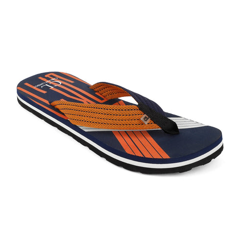 Men's Geometric Print Thong Slipers