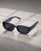 Women Blue Toned UV Protected Blue Lens Rectangle Sunglasses