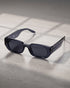 Women Blue Toned UV Protected Blue Lens Rectangle Sunglasses