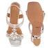 Women's Elegant Embellished Block Heel Sandals