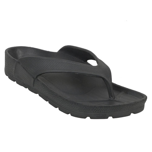 Men Textured Comfort Thong Sandals