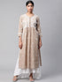 Chikankari Hand embroidery Round neck Dress