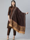 Women's Acrylic Jamawar Wool Stole