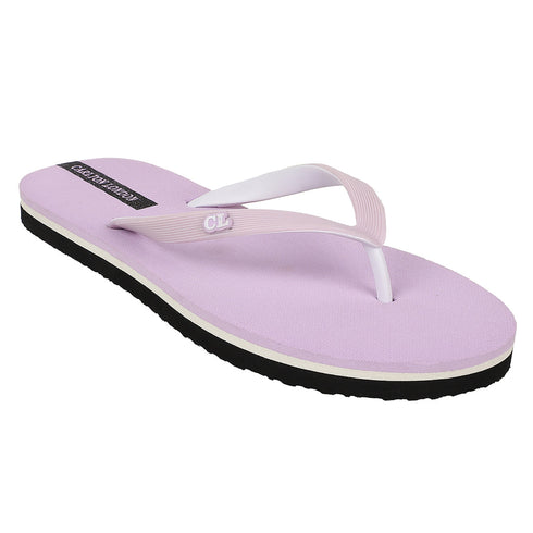 Women Striped Strap Thong Sandals