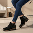 Women's Solid Suede Slip-On Chelsea Boots