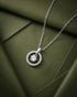 Premium Rhodium Plated Sparkle Solitaire CZ Pendant Chain