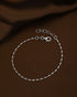 925 Sterling Silver Rhodium Plated Wraparound Bracelet