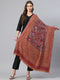 Women's Aari Embroidery Pure Wool Shawl