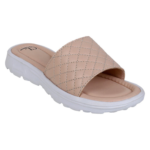 Women's Quilted Comfort Slide Sandals