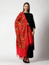 Women's Aari Embroidered Wool Shawl