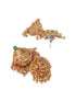 Gold Plated Stone Studded Laxmi ji Long jewellery set