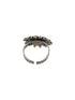 Silver oxidised Multicolored Combo Locket Ring Jewellery set