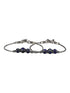 Set Of 2 Evil Eye German Silver anklet Anklet