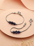 Set Of 2 Evil Eye German Silver anklet Anklet