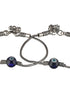 Set Of 2 Evil Eye German Silver Anklet Anklet