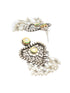 Oxidised Stone Studded Fusion statement Jewellery set